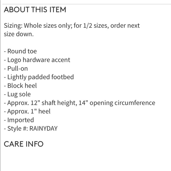 NIB Nicole Miller Rainy Day Rain Boots Cobalt Blue - Picture 6 of 6